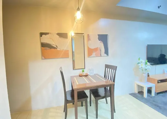 Warm-toned 2 Bed Condotel At Newport Across Naia Terminal 3 Apartamento *